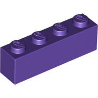 LEGO® los onderdeel Steen in kleur Donkerpaars 3010